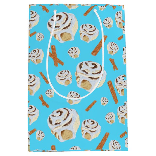 Sac cadeau à rouleaux et bâtons de cannelle (Devant)