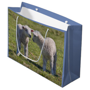 Sac Cadeau Agneaux de Printemps