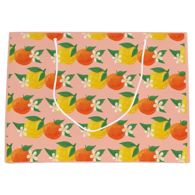 Sac Cadeau Agrumes Doux (Devant)