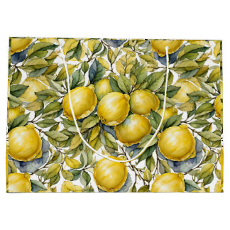 sac cadeau au citron