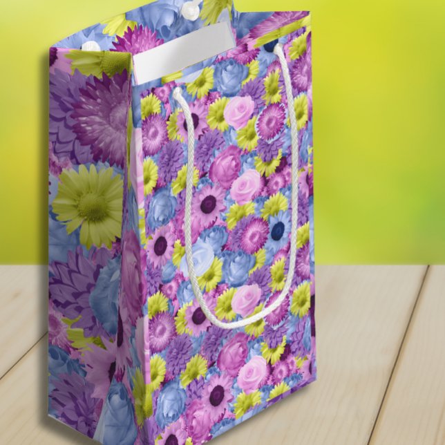 Sac cadeau aux fleurs pastel (Créateur téléchargé)