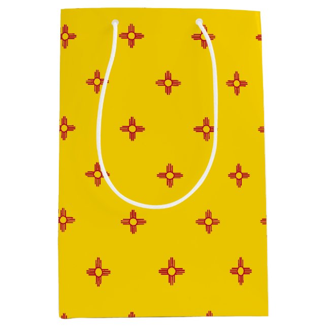 Sac cadeau avec le drapeau du Nouveau Mexique, USA (Devant)