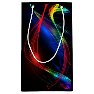 Sac cadeau avec lumières colorées