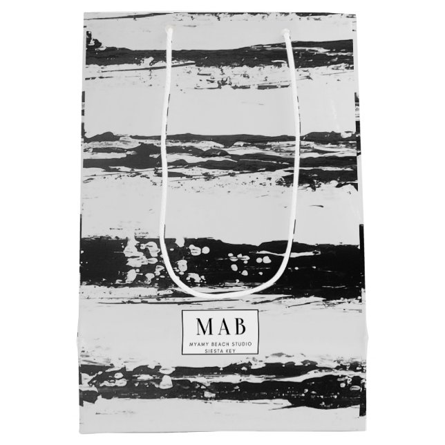 Sac cadeau avec vibe de plage salée (Dos)