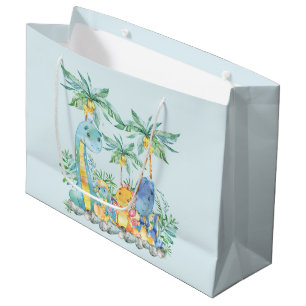 Sac Cadeau Baby shower Cute Dinosaur Boys