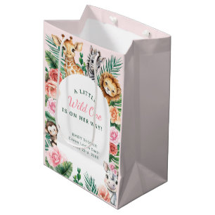 Sac cadeau Baby shower Wild One Safari