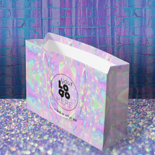 Sac Cadeau Bac d'achat de papier imprimé grand logo personnal