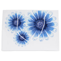 Sac cadeau Blue Daisy