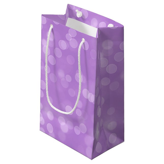 Sac cadeau Bokeh (Devant Angle)