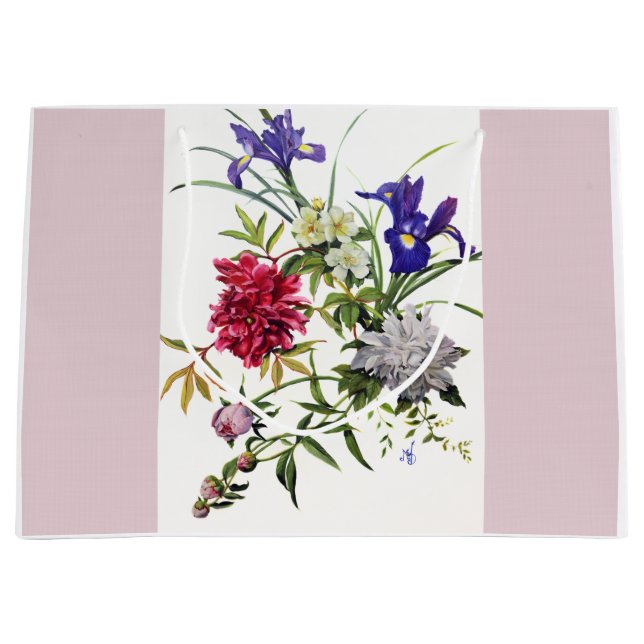 Sac cadeau Bouquet de fleurs (Devant)