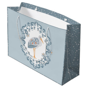 Sac Cadeau Boutique d'art populaire Whimsical Grand Baby sh