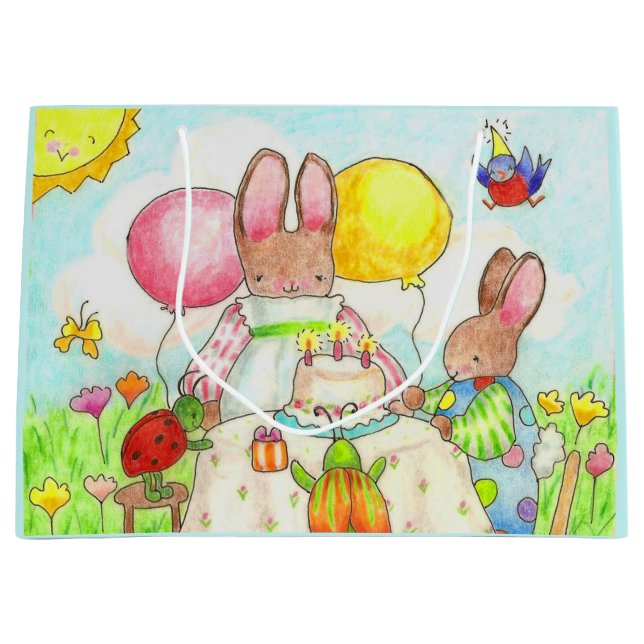 Sac cadeau Bunny et Bug (Devant)