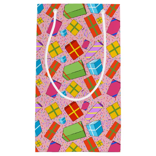 Sac cadeau cadeau coloré (Devant)