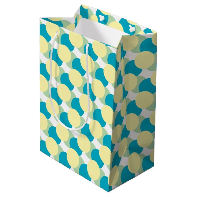 Sac cadeau - Cercles pastel chevauchant (Dos Angle)