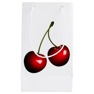 Sac Cadeau Cerises Rouges - Choisissez la couleur