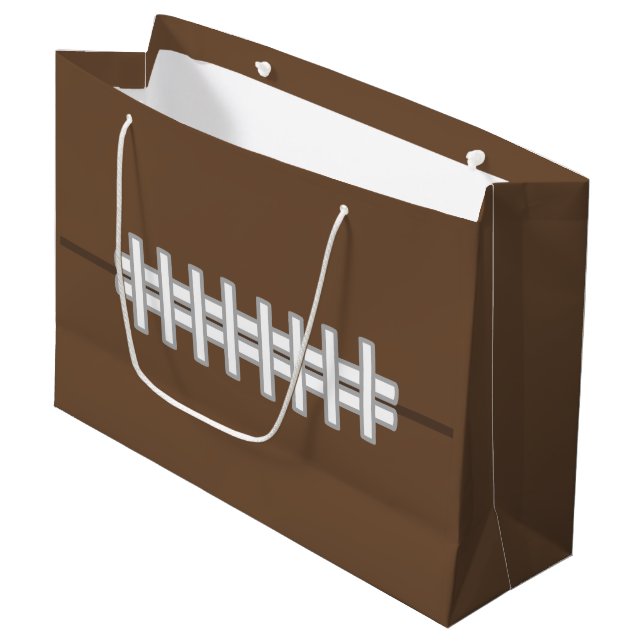 Sac cadeau classique de football (Devant Angle)