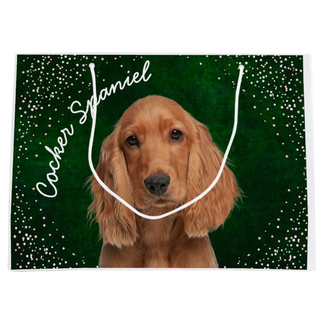Sac cadeau Cocker Spaniel (Devant)