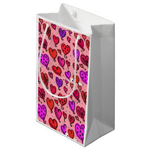 Sac cadeau Coeurs de Saint Valentin