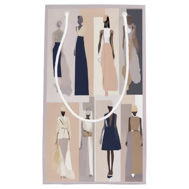 Sac cadeau Collage Couture Moderne (Devant)