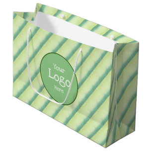 Sac cadeau commercial de couleur verte - Petit, br