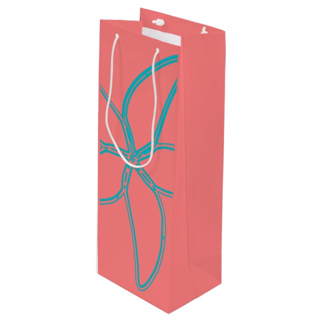 Sac cadeau Coral rose Starfish (Devant Angle)