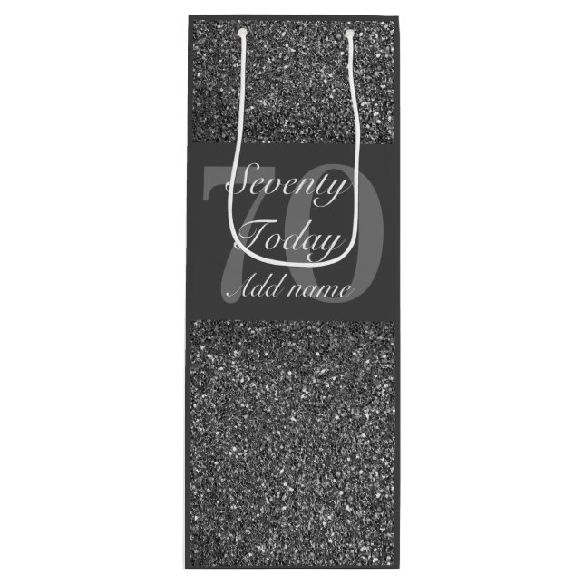 sac cadeau d'anniversaire d'anniversaire personnal (Devant)