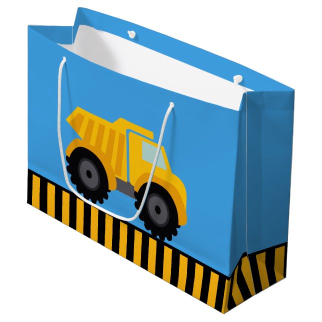 Sac cadeau d'anniversaire pour enfant de camionnet (Devant Angle)