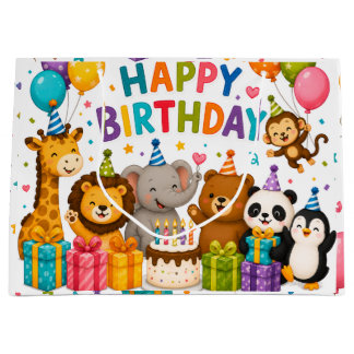 Sac cadeau d'anniversaire pour les animaux