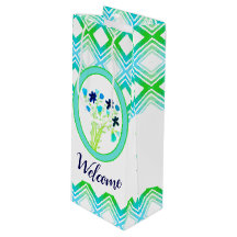Sac cadeau de bouteille de bienvenue de l'événemen