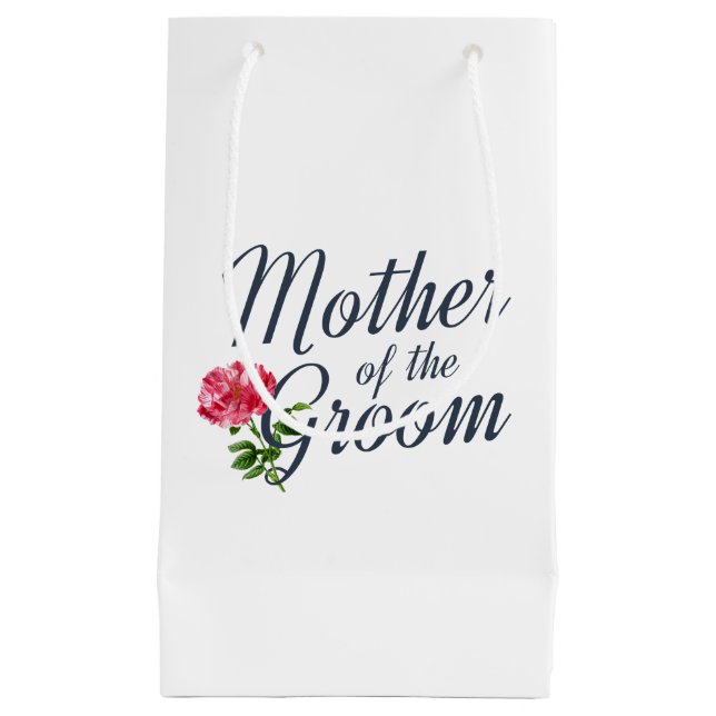 Sac cadeau de calligraphie de mariage de la mère d (Devant)