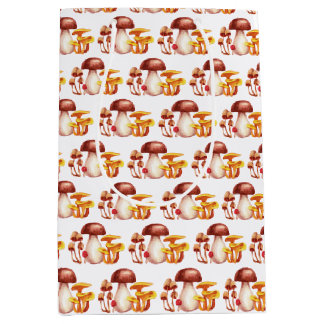 Sac cadeau de champignons d'automne Wonderland