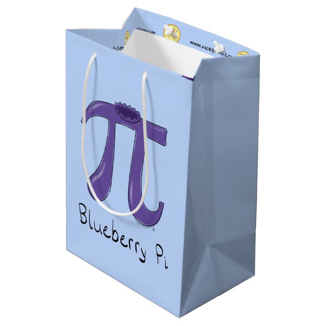 Sac cadeau de fête de la fête de Pi Math Pi Bluebe (Dos Angle)