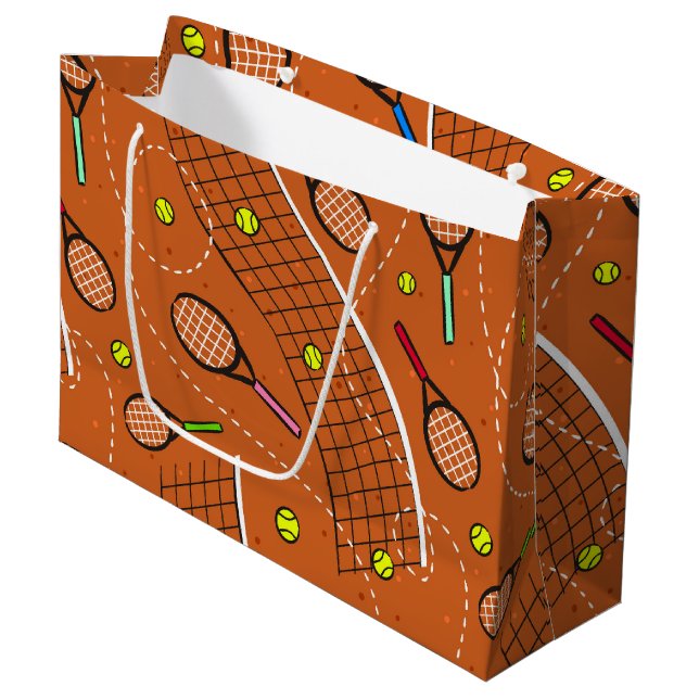 Sac cadeau de jeu de tennis (Devant Angle)