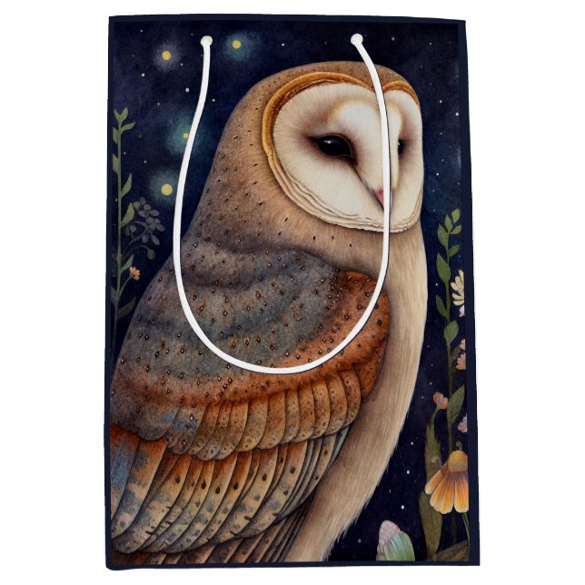 Sac cadeau de la Chouette de minuit (Devant)