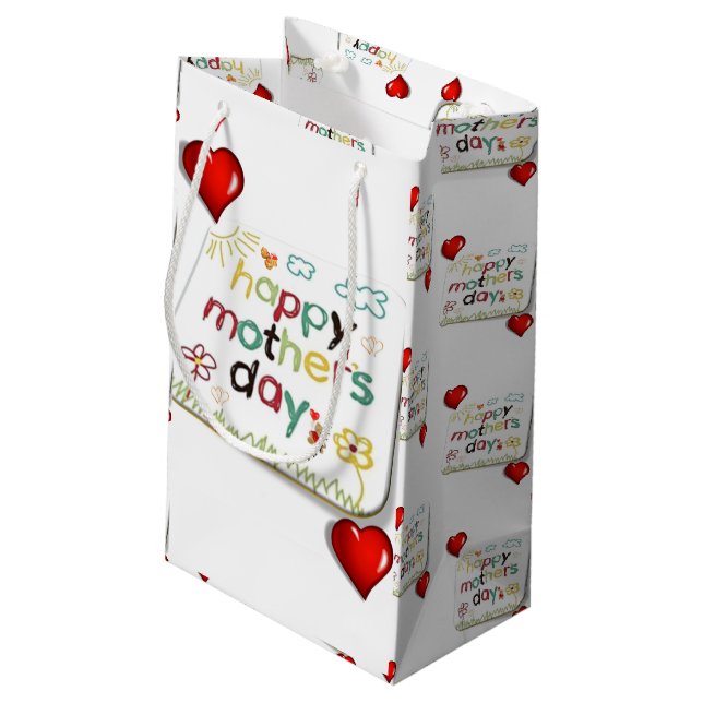 Sac cadeau de la fête des mères (Dos Angle)