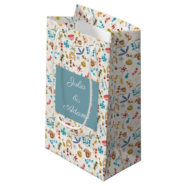 Sac cadeau de la fête Warli (Devant Angle)