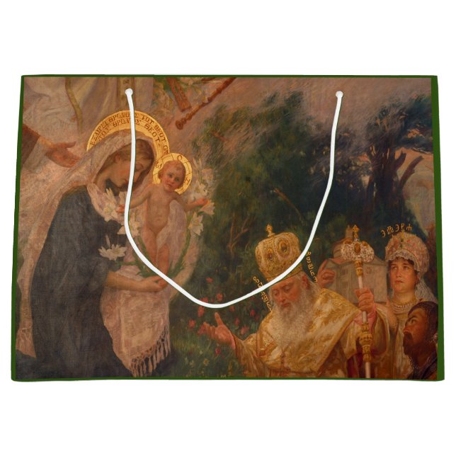 SAC CADEAU DE LA SCÈNE DE LA NATIVITÉ RENAISSANCE (Devant)
