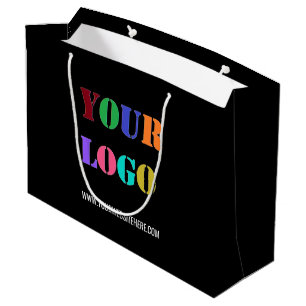 Sac cadeau de logo personnalisé - Choisissez les c