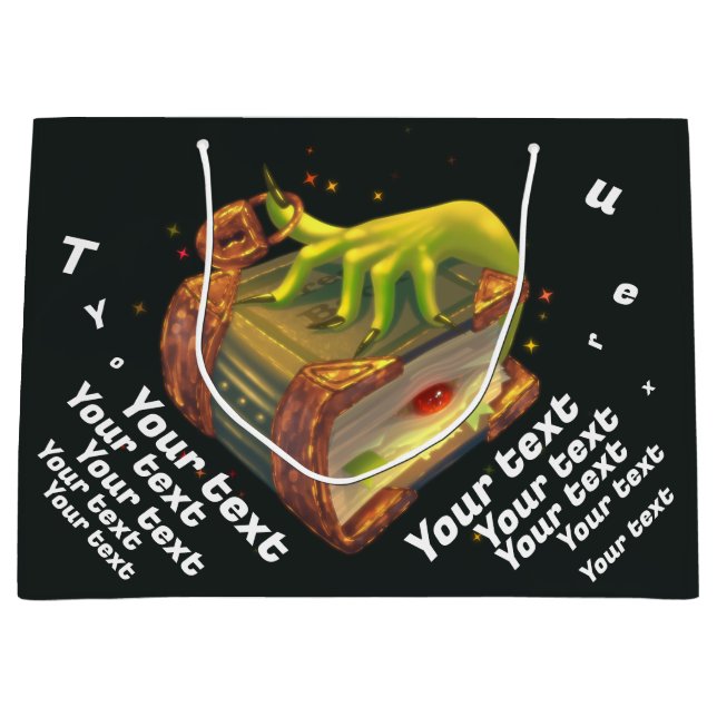 Sac cadeau de modèle magique (Devant)