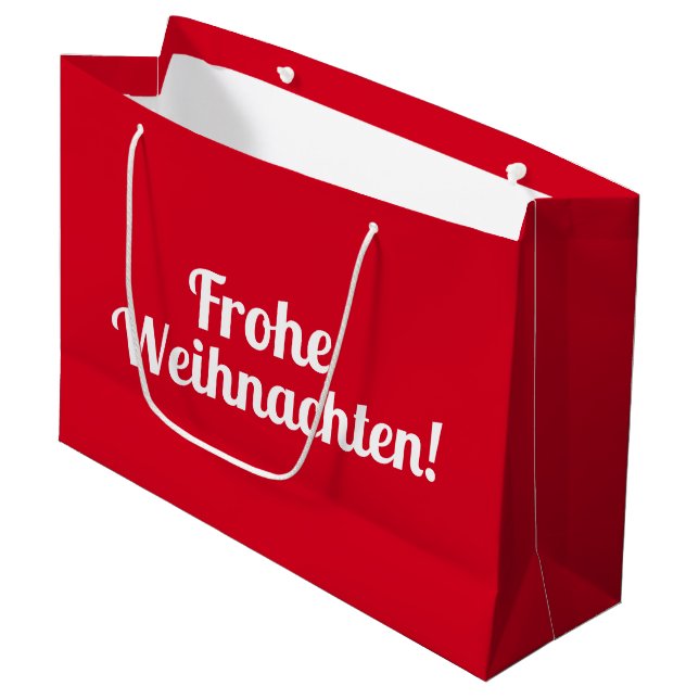 Sac cadeau de Noël allemand (Devant Angle)