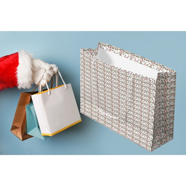 Sac cadeau de Noël aux colibris (Créateur téléchargé)