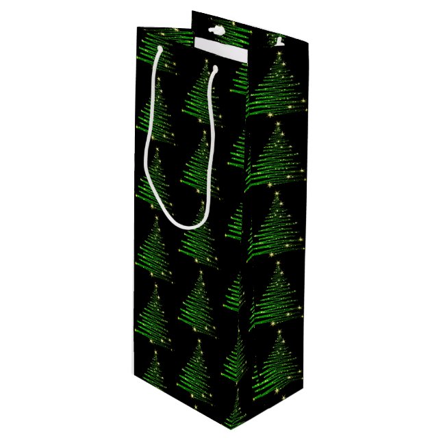 Sac cadeau de Noël en papier de vacances (Devant Angle)