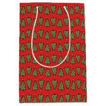 Sac cadeau de Noël festif