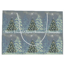 Sac cadeau de Noël personnalisé pour cette personn