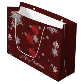 Sac cadeau de Noël Rouge
