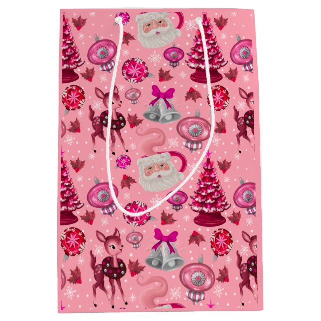 Sac cadeau de Noël Vintage (Devant)