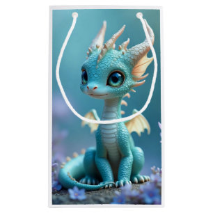 Sac cadeau de petit dragon généré par l'IA