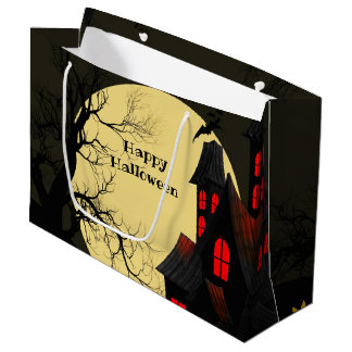 Sac cadeau de Pleine lune de maison chassé