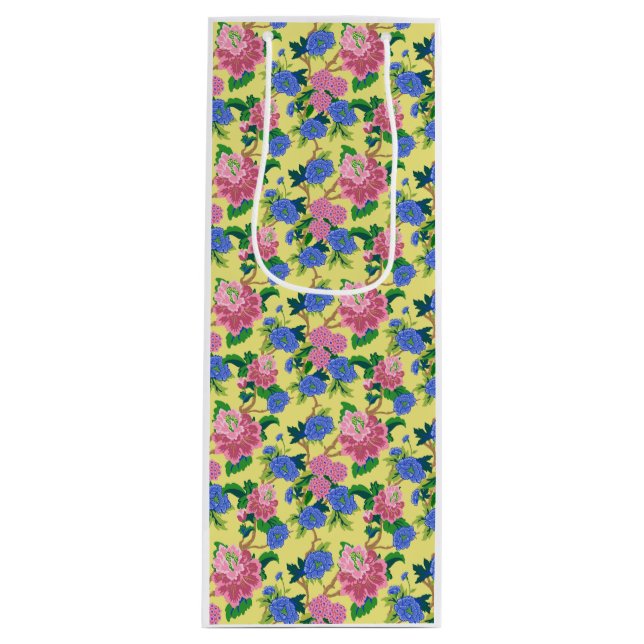 Sac cadeau de Preppy Chinoiserie Floral (Devant)