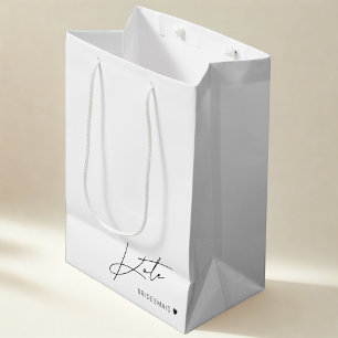 Sac cadeau de proposition simple moderne de servan